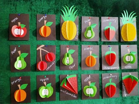 Printable Paper Craft Fruit