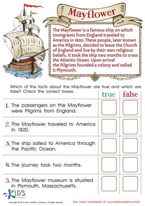 Printable Paper Mayflower Pdf