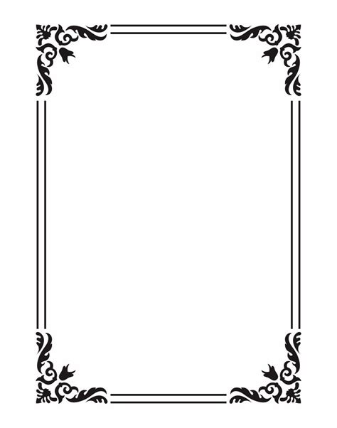 Printable Paper With Frame