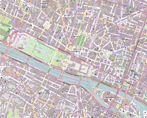 Printable Paris Street Map 1 6