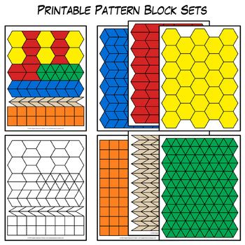 Printable Pattern Block Pieces