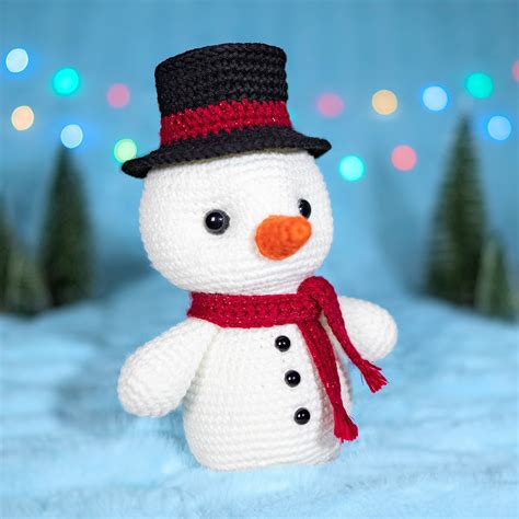 Printable Pattern For Crochet Snowman