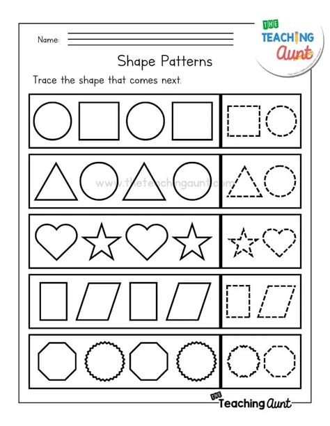 Printable Pattern Templates For Toddlers