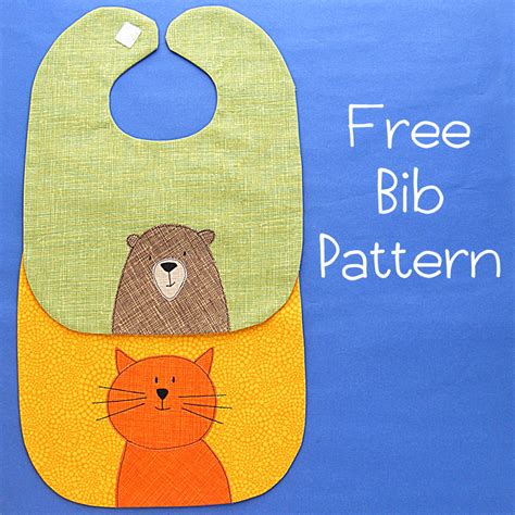Printable Patterns For Baby Bibs