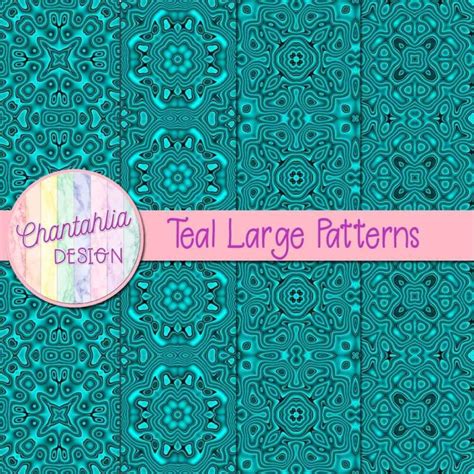 Printable Patterns For Scrapbooking Teal