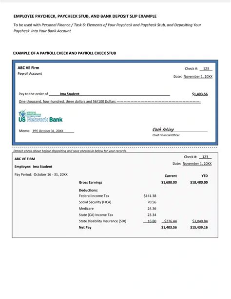 Printable Payroll Check Paper