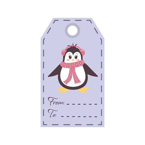 Printable Penguin Gift Tags