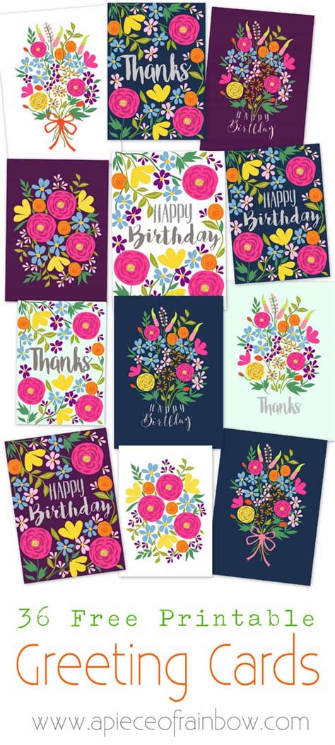 Printable Personalized Greeting Cards
