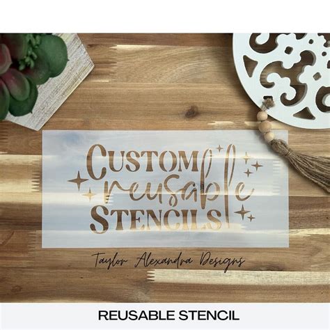 Printable Personalized Stencils