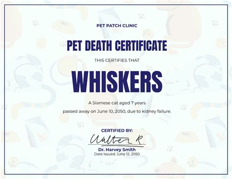 Printable Pet Death Book