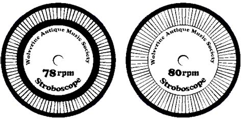 Printable Phonograph Strobe 78