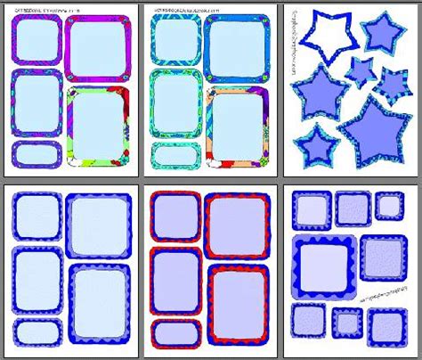 Printable Photo Frames For Scrapbooking