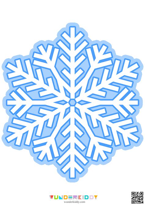 Printable Pic Of A Snowflake