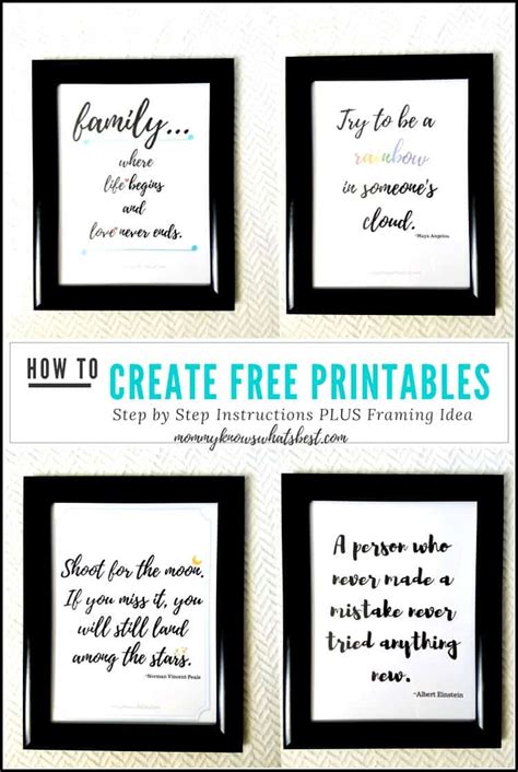 Printable Picture Frame Quotes