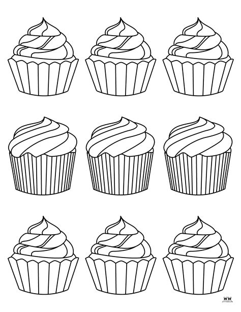 Printable Picture Of Cupcake