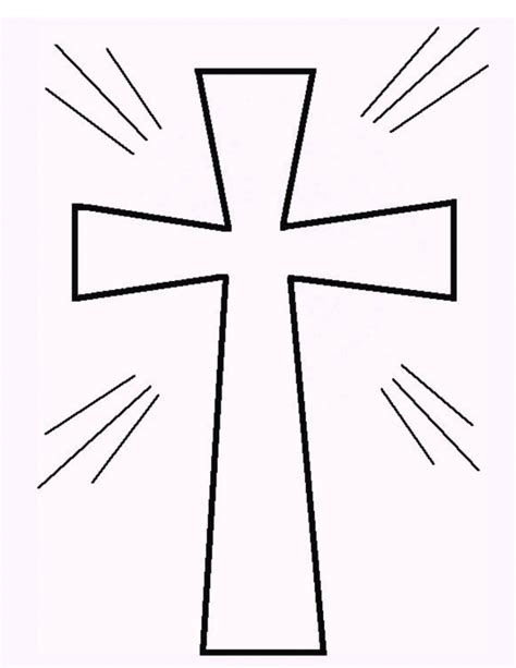 printable picture of the cross