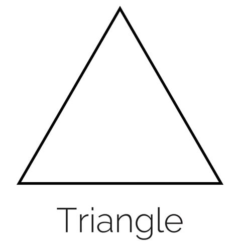 Printable Picture Of Triangle