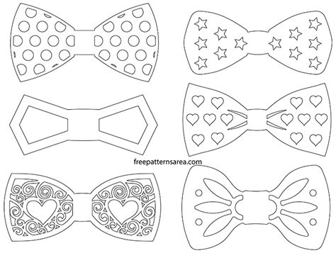 Printable Pictures Of Bow Ties