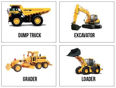 Printable Pictures Of Construction Vehicles