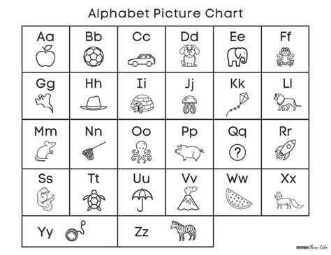Printable Pictures Of Learning Abcs