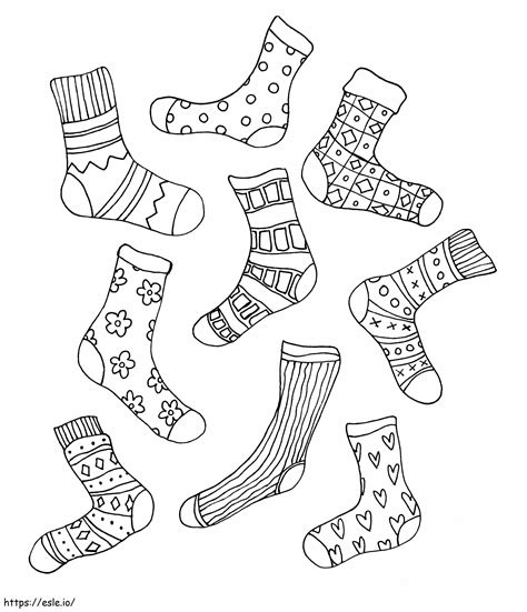 Printable Pictures Of Socks