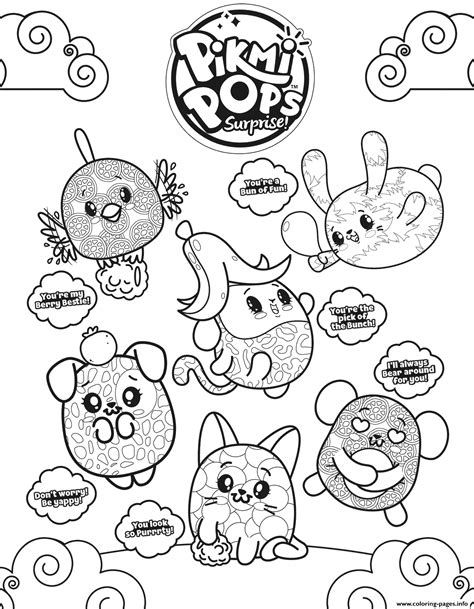 Printable Pikmi Pop Pics