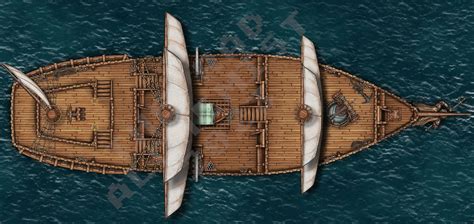 Printable Pirate Dnd Ship
