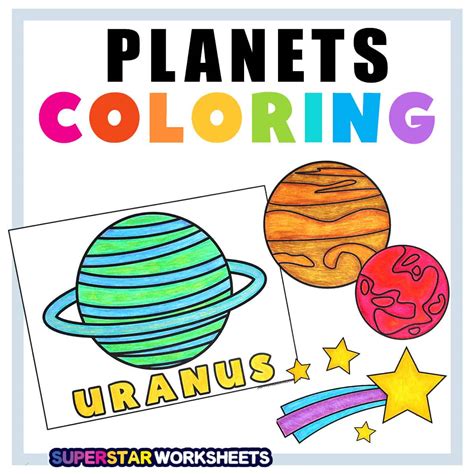 Printable Planets Coloring Pages For Learning