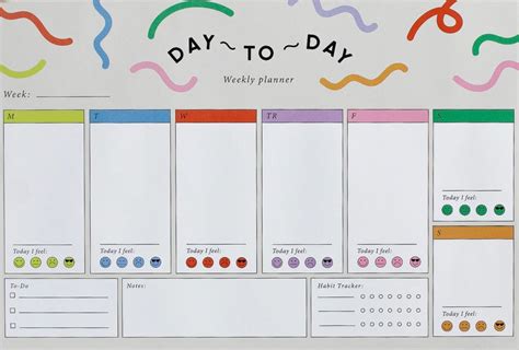Printable Planner Day Circles