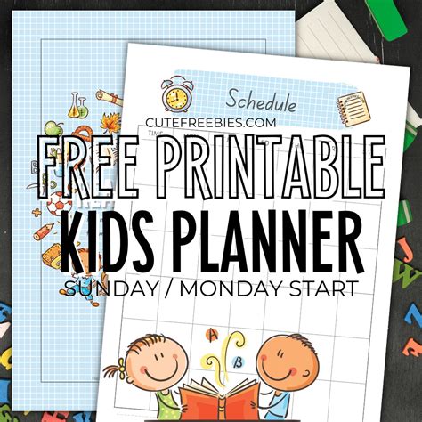 Printable Planner For Kids