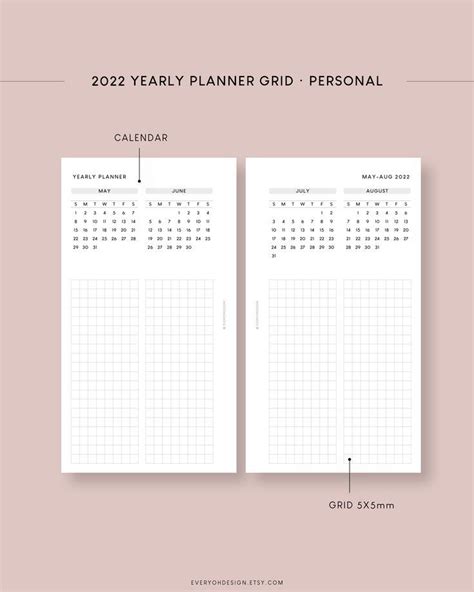 Printable Planner Inserts 2022