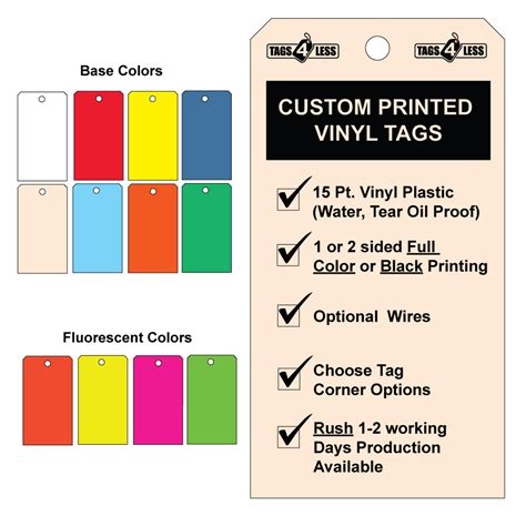 Printable Plastic Tags