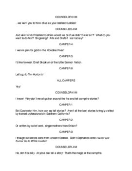 Printable Play Script For Middle Schoolers