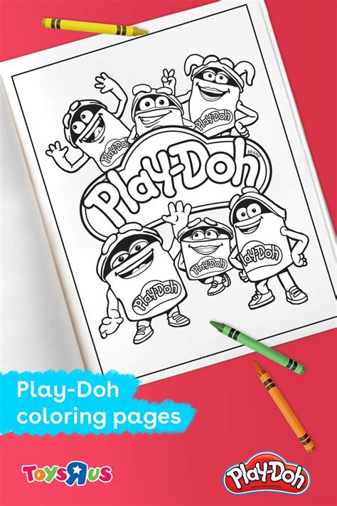 Printable Playdoh Coloring Pages