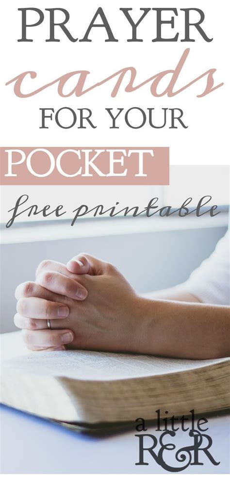 Printable Pocket Prayer