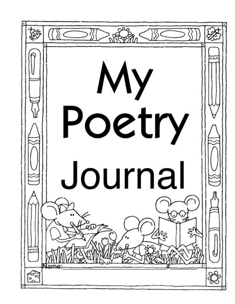 Printable Poetry Book For Elementary