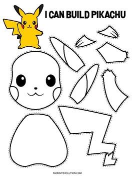 Printable Pokemon Crafts