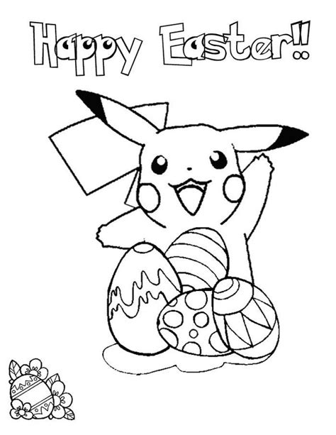 Printable Pokemon Easter Coloring Pages: A Fun Activity For Kids