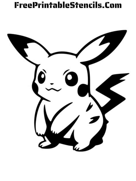 Printable Pokemon Stencil