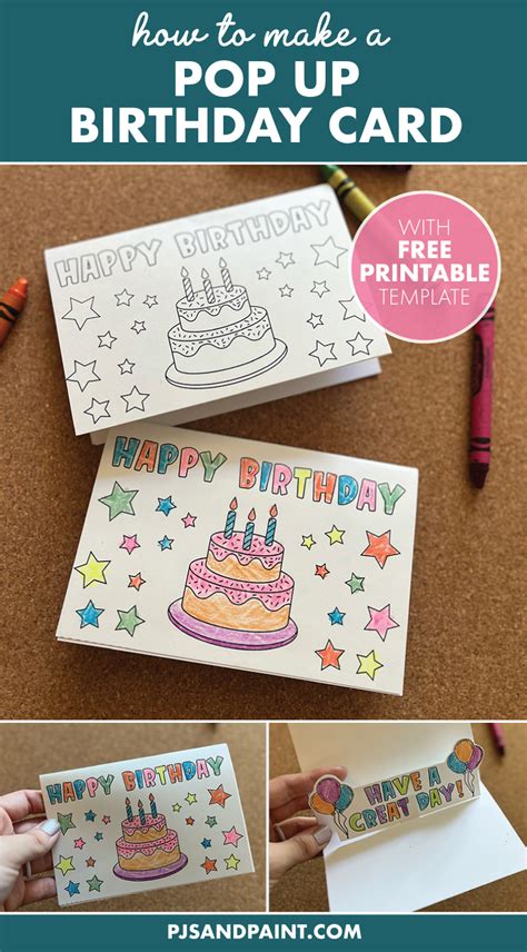 Printable Pop Up Card