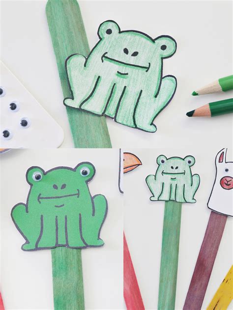 Printable Popsicle Stick Puppet Templates