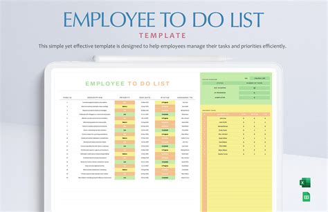 Printable Portrait To Do List Excel