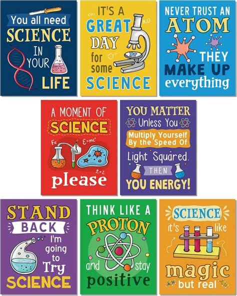 Printable Posters For Classroom Science