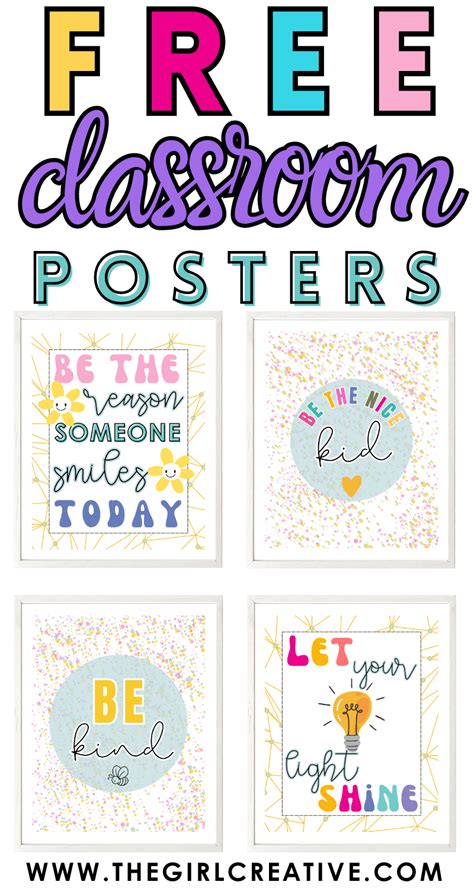 Printable Posters High School Class
