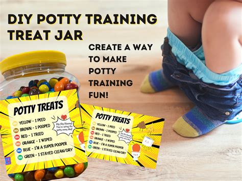 Printable Potty Jar Labels