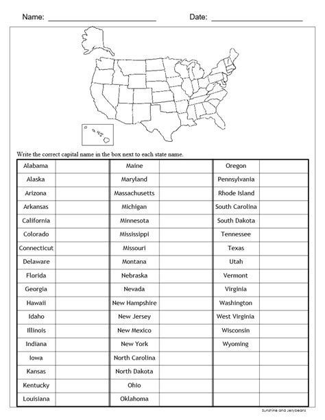Printable Practice State Class