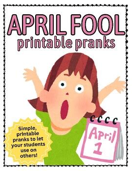 Printable Pranks For Easter April Foolsday