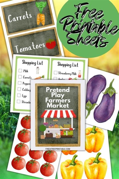 Printable Pretend Play Set