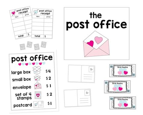 Printable Pretend Post Cards