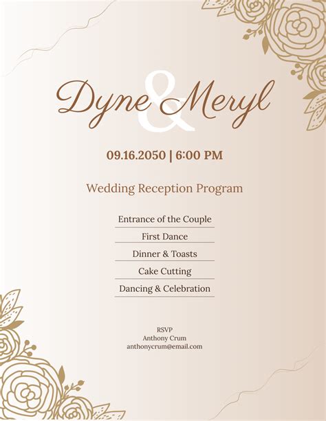 Printable Program Templates Free